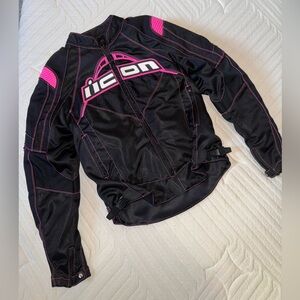 ICON Contra Performance Series Jacket with Pink Highlights